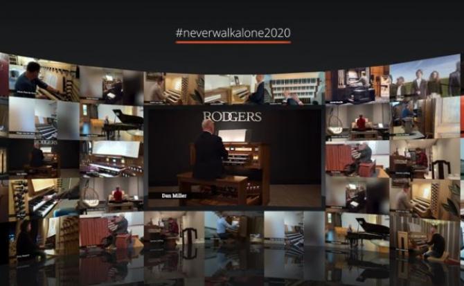banner You'll Never Walk Alone Organ Compilation Video - #neverwalkalone2020