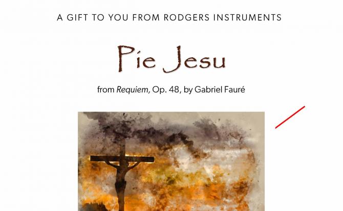 banner MONTHLY MUSIC & TIPS: Pie Jesu