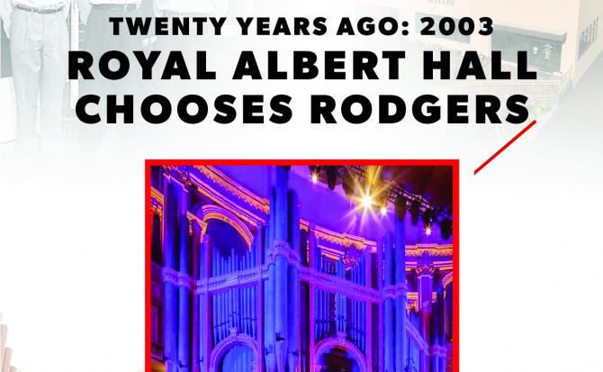 banner Royal Albert Hall Chooses Rodgers (2003)