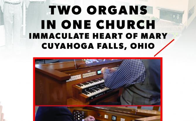 banner Two Organs in One Church